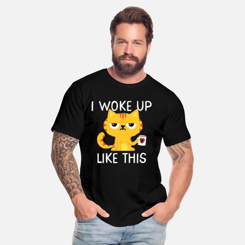 I woke up like this sleep shirt Morning grouch