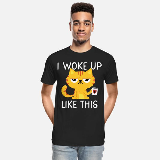 I woke up like this sleep shirt Morning grouch
