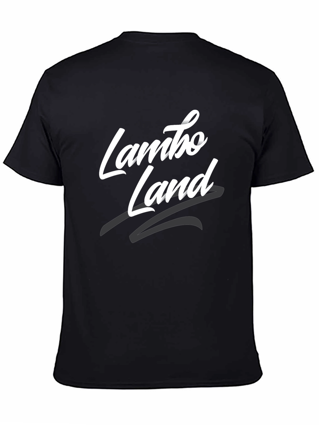 Lambo Land Black Graphic Tee