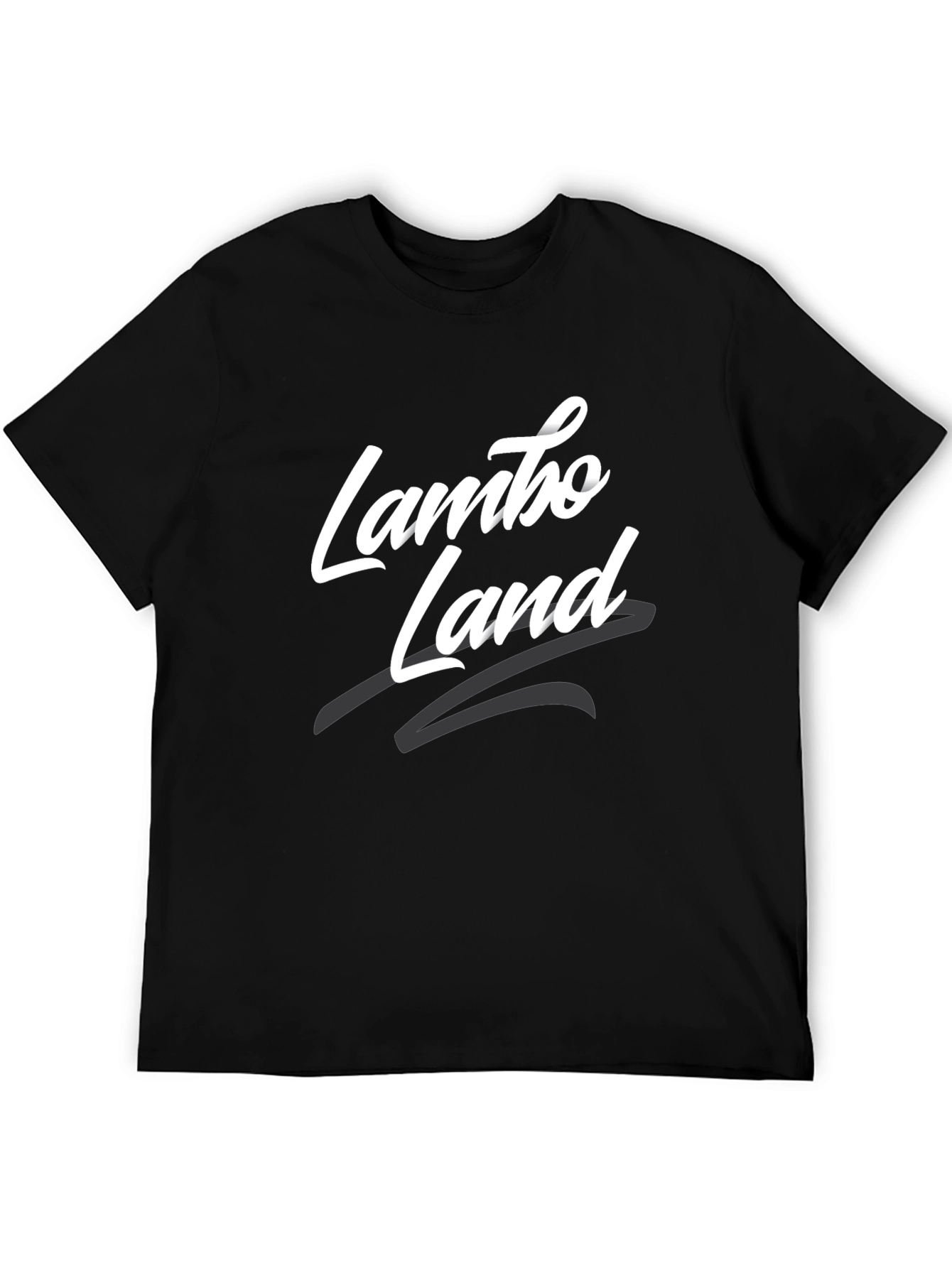 Lambo Land Black Graphic Tee