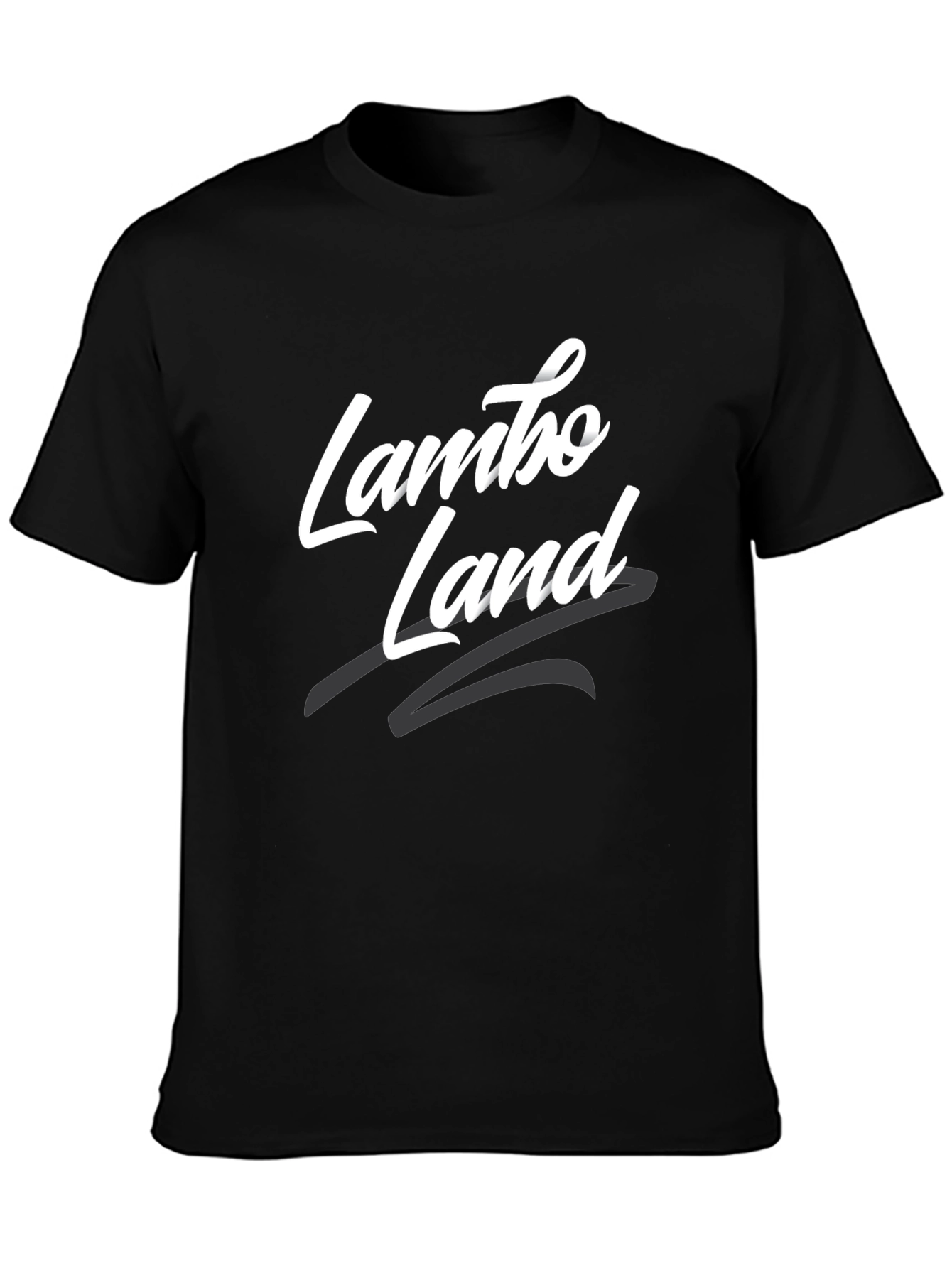 Lambo Land Black Graphic Tee