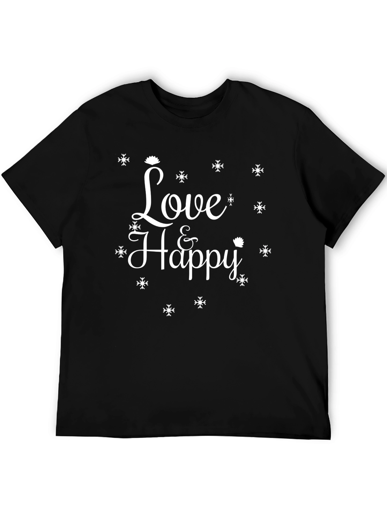 Love & Happy T-Shirt - Stylish Graphic Tee