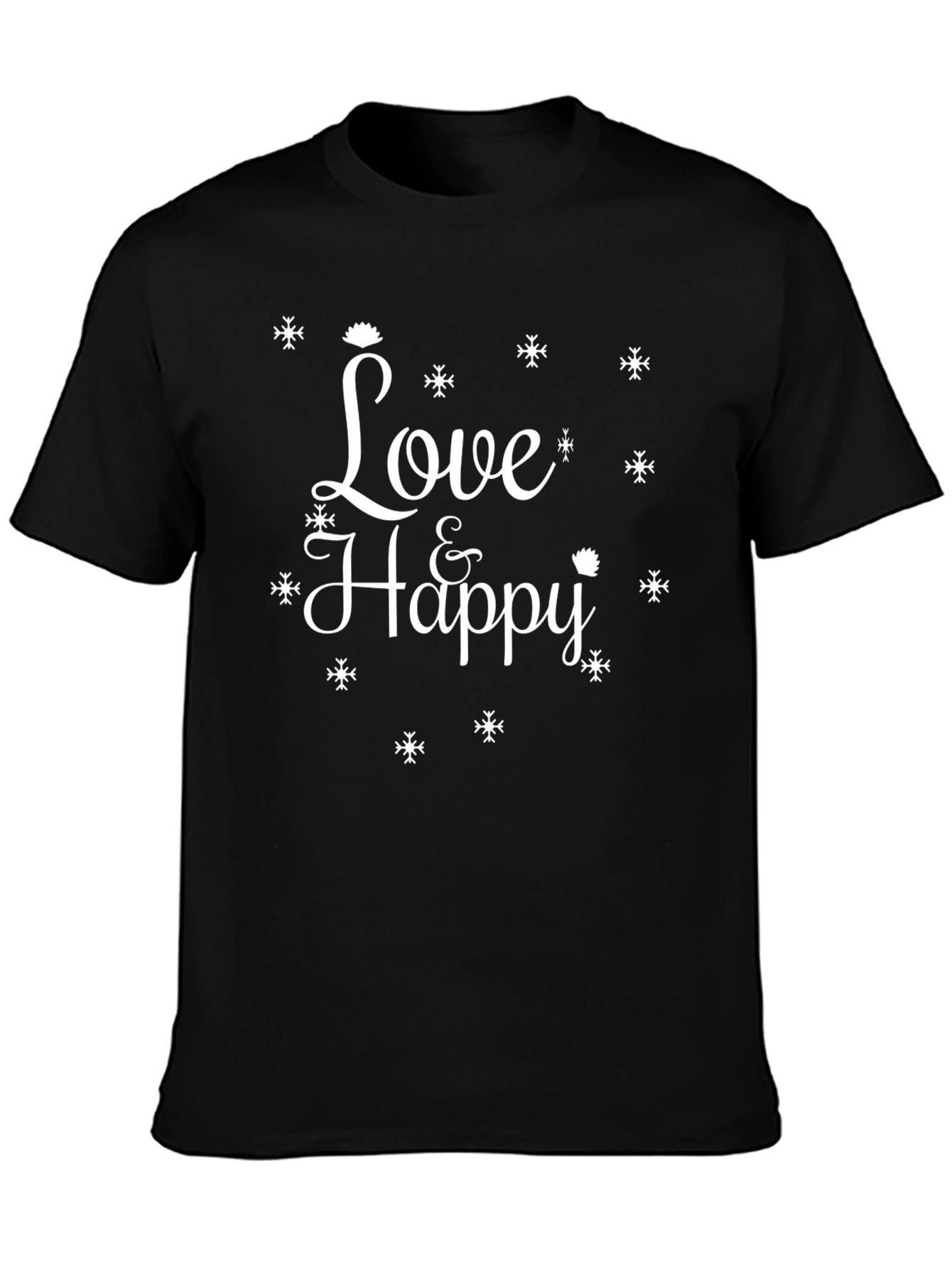 Love & Happy T-Shirt - Stylish Graphic Tee