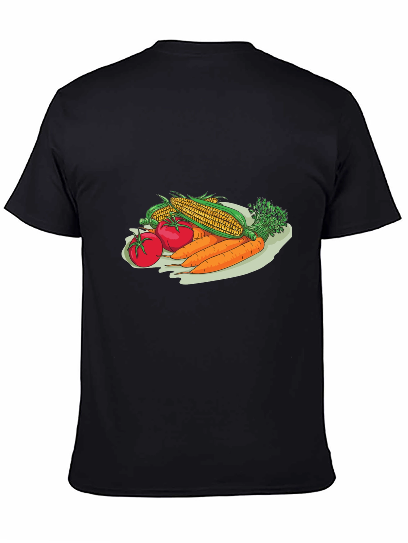 Veggie T-Shirt: Corn Tomato & Carrots