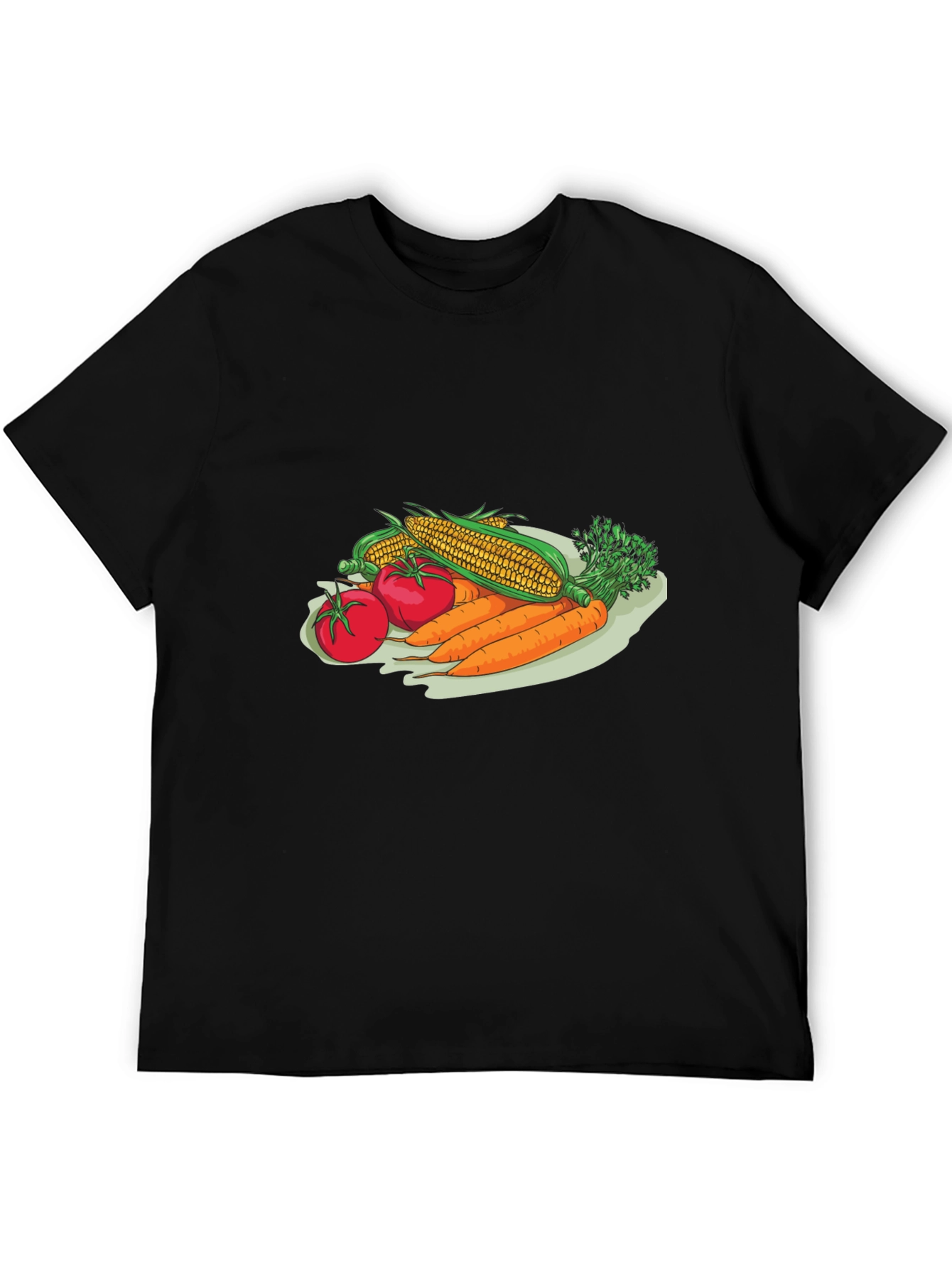 Veggie T-Shirt: Corn Tomato & Carrots