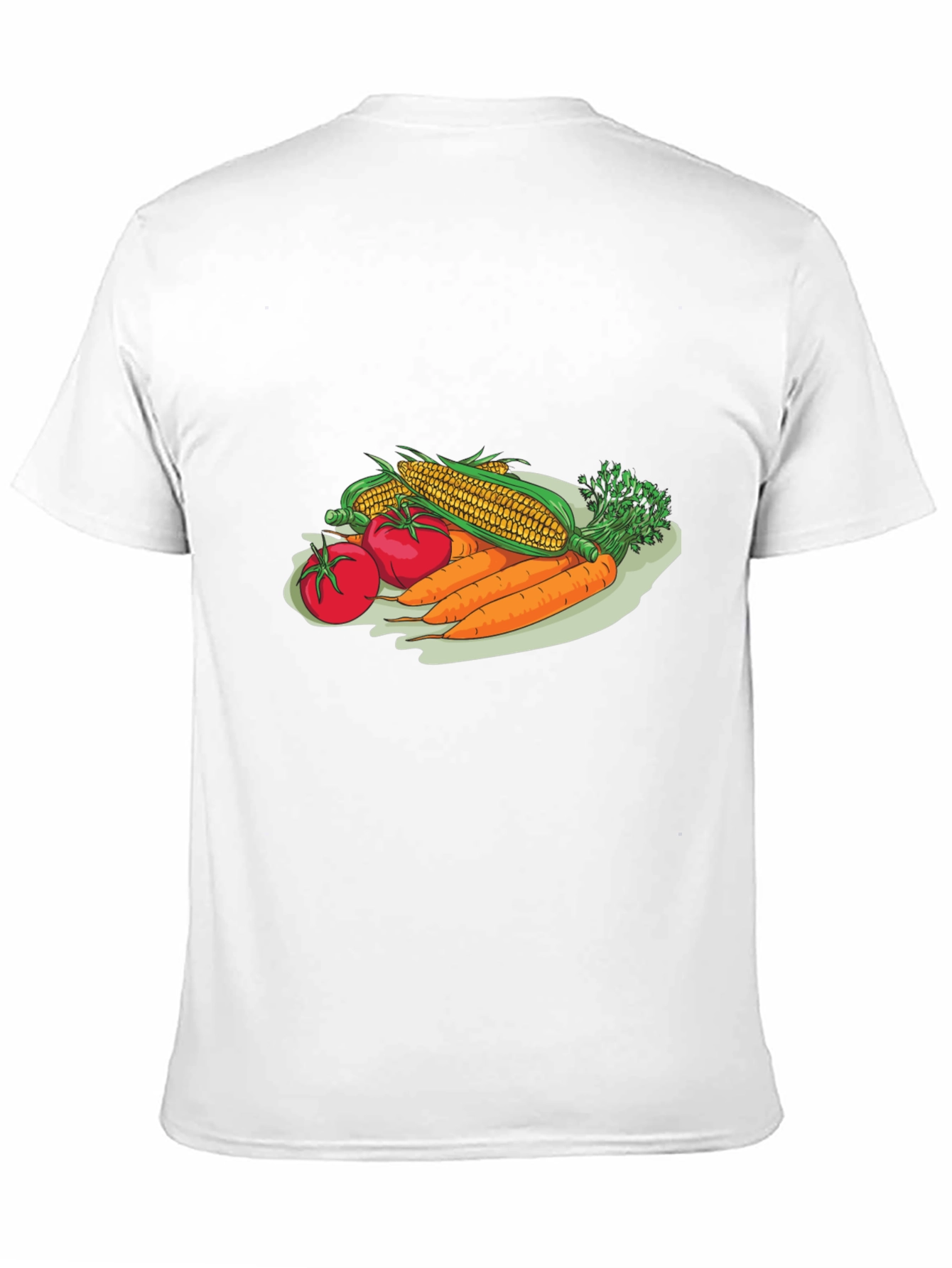 Veggie T-Shirt: Corn Tomato & Carrots