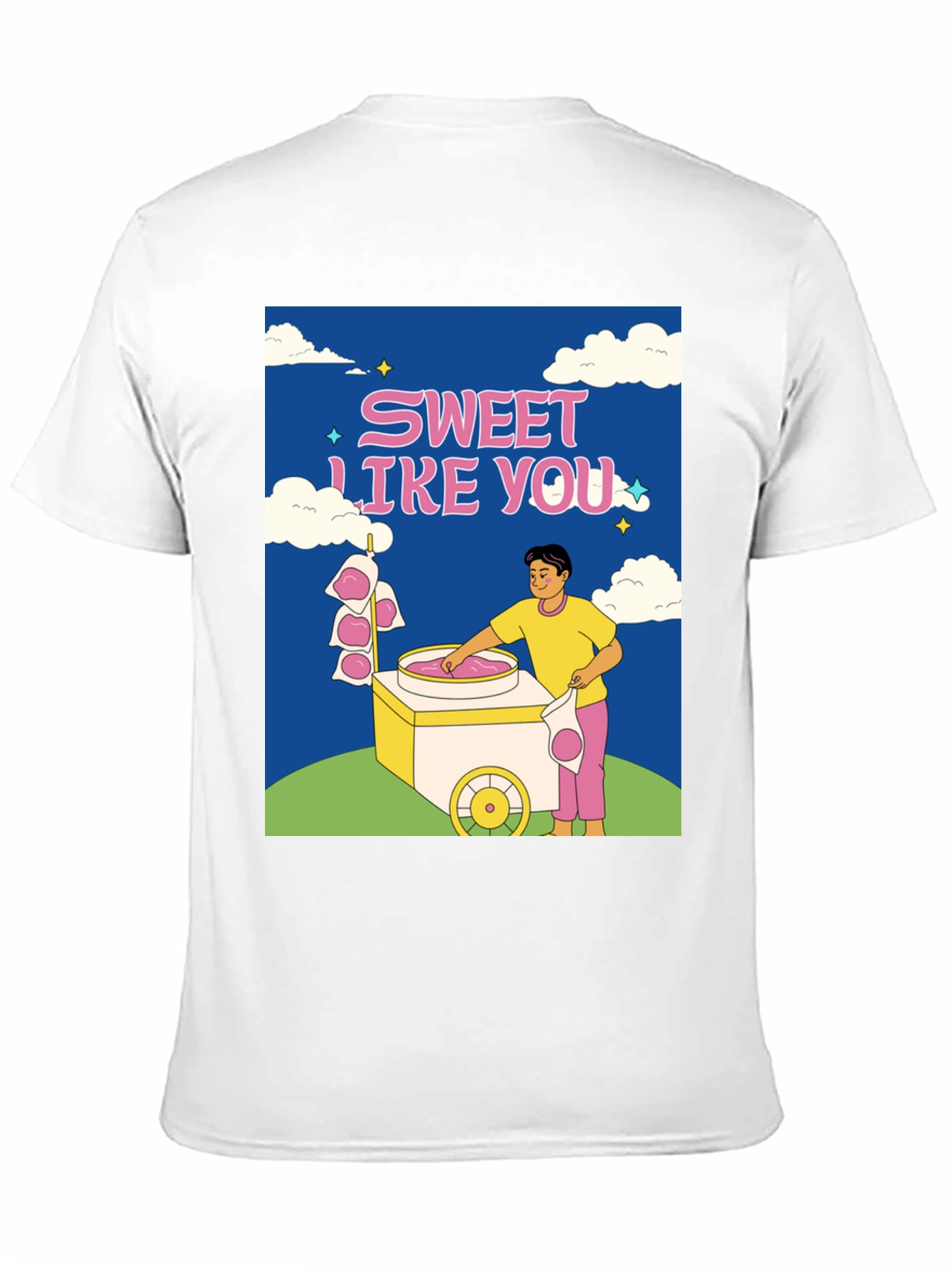 Sweet Like You Graphic T-Shirt - Cotton Candy Tee