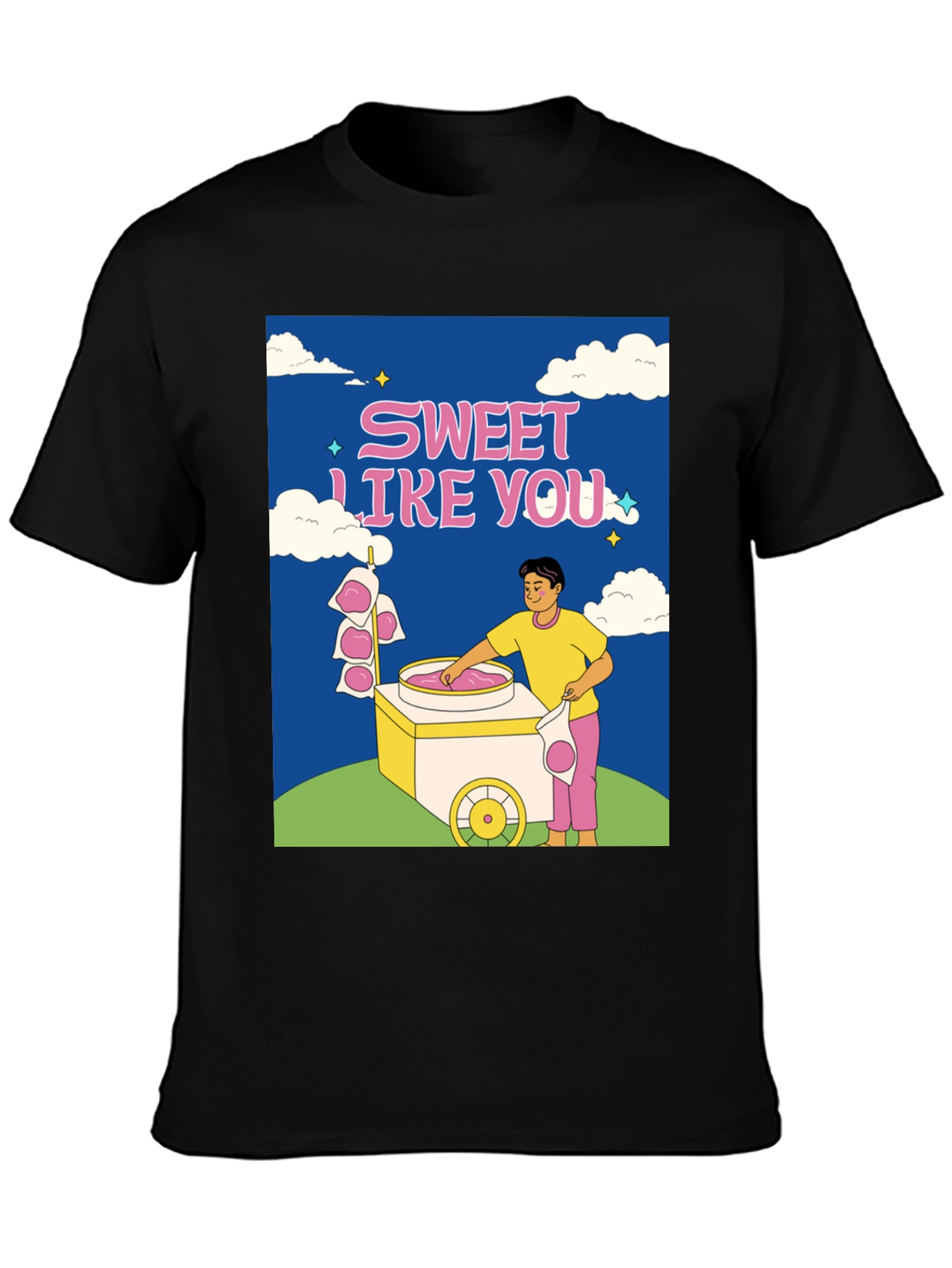 Sweet Like You Graphic T-Shirt - Cotton Candy Tee