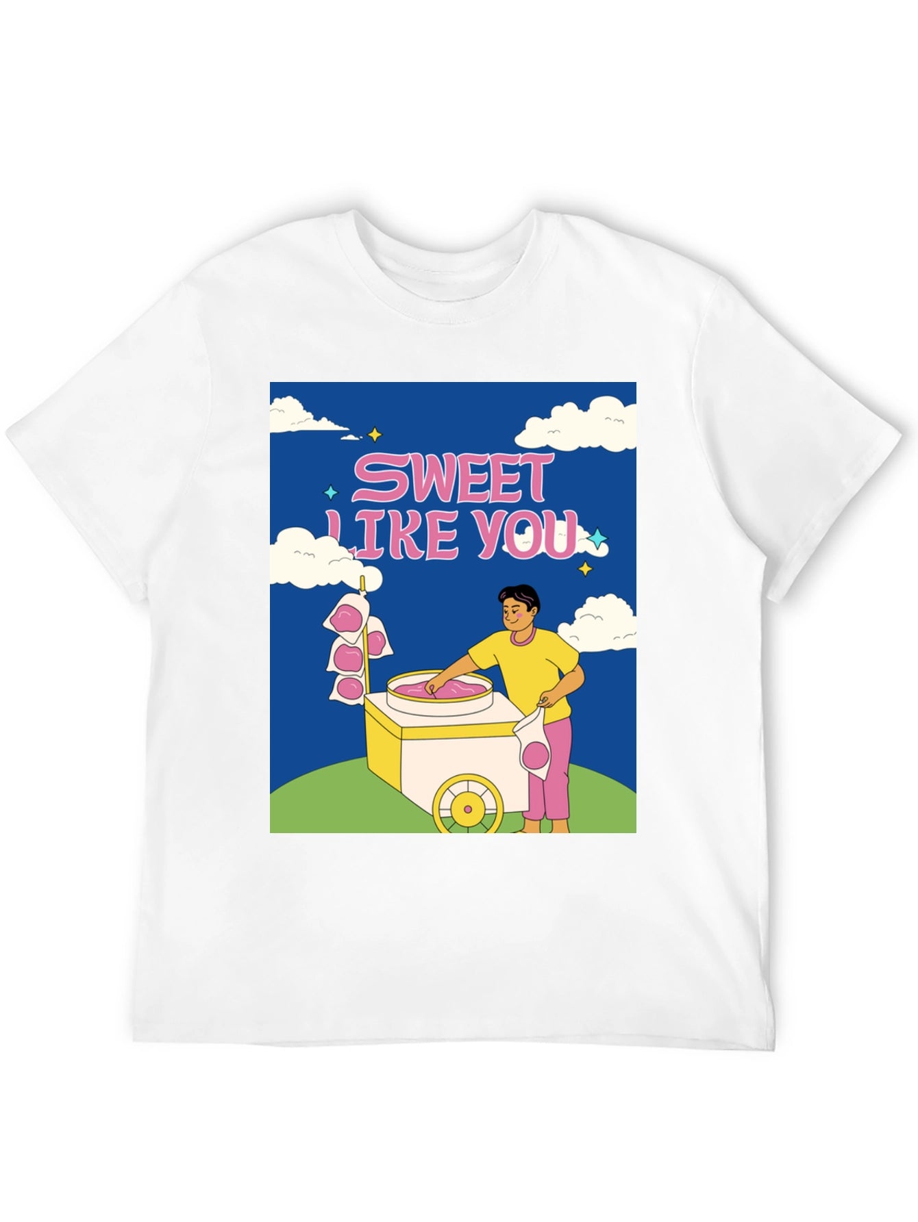 Sweet Like You Graphic T-Shirt - Cotton Candy Tee