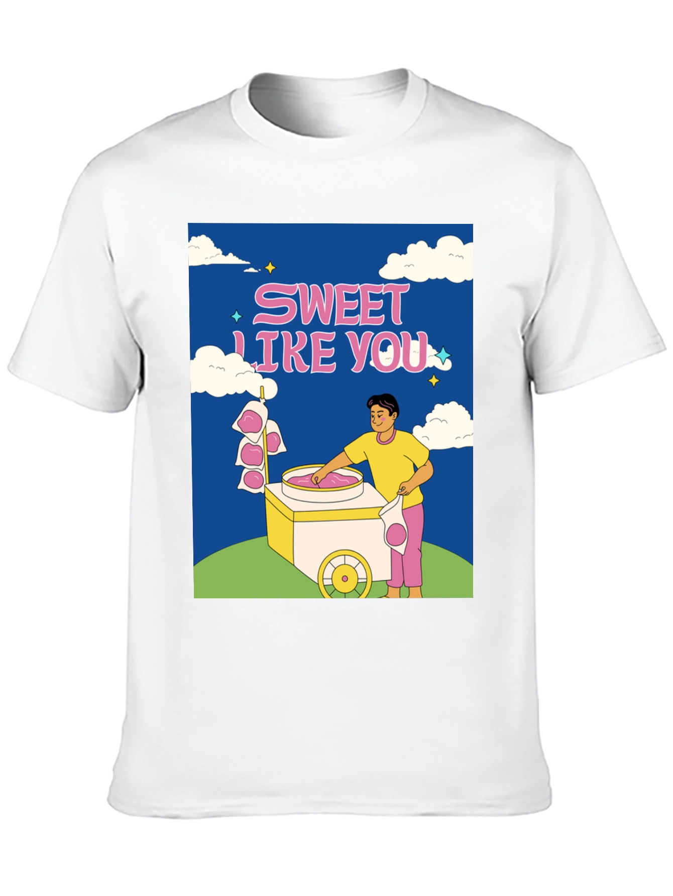 Sweet Like You Graphic T-Shirt - Cotton Candy Tee