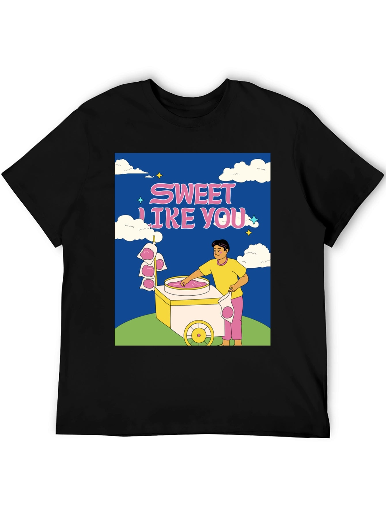 Sweet Like You Graphic T-Shirt - Cotton Candy Tee