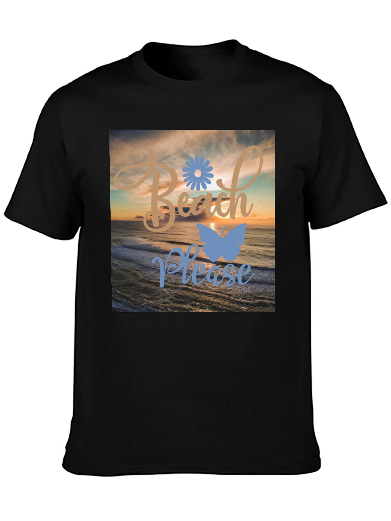 Beach Please Graphic T-Shirt