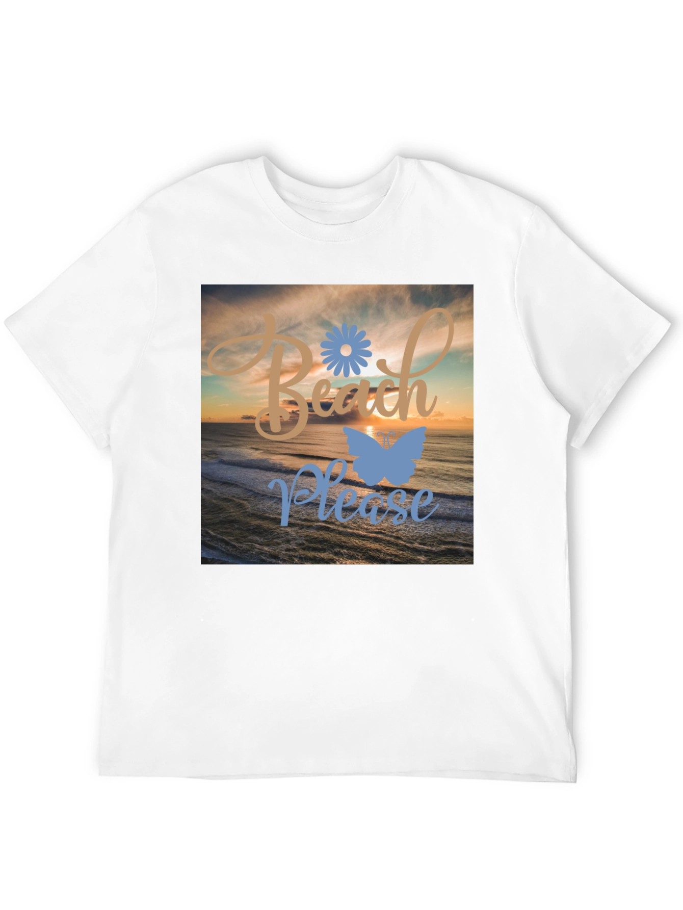 Beach Please Graphic T-Shirt
