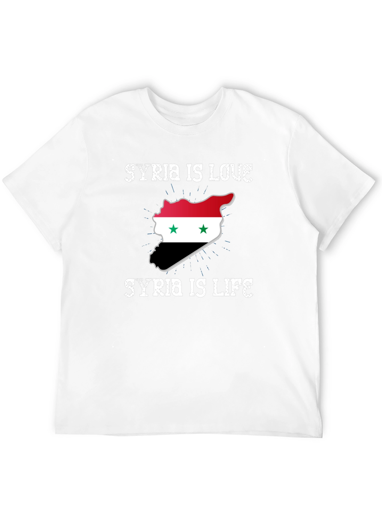 Syria Is Love Syria Is Life Graphic T-Shirt