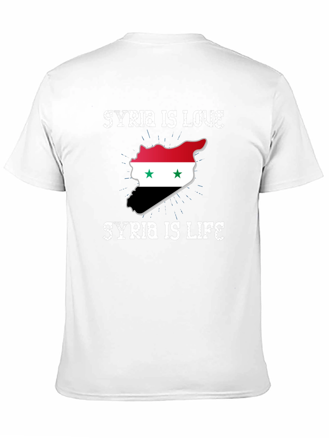 Syria Is Love Syria Is Life Graphic T-Shirt