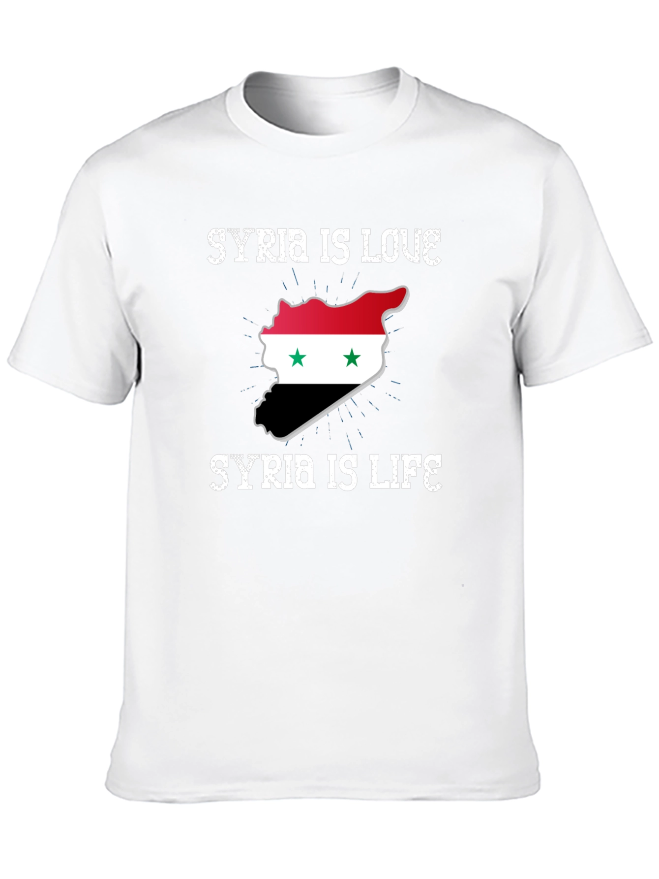 Syria Is Love Syria Is Life Graphic T-Shirt