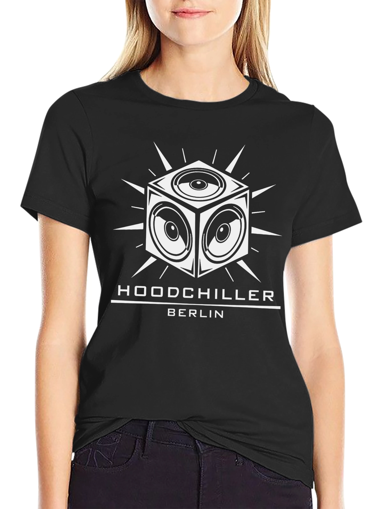 Hoodchiller Berlin Graphic T-Shirt - Black