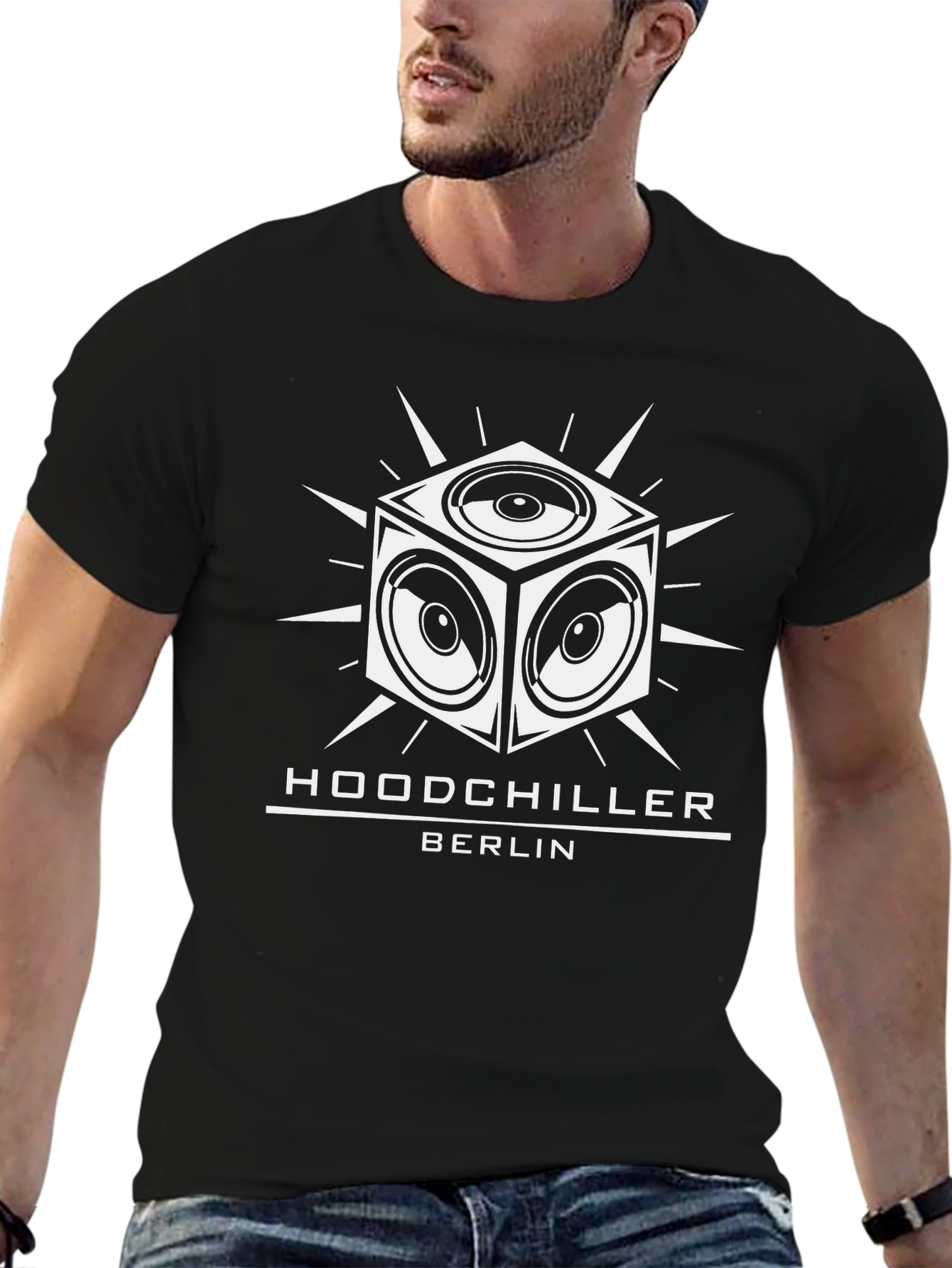 Hoodchiller Berlin Graphic T-Shirt - Black