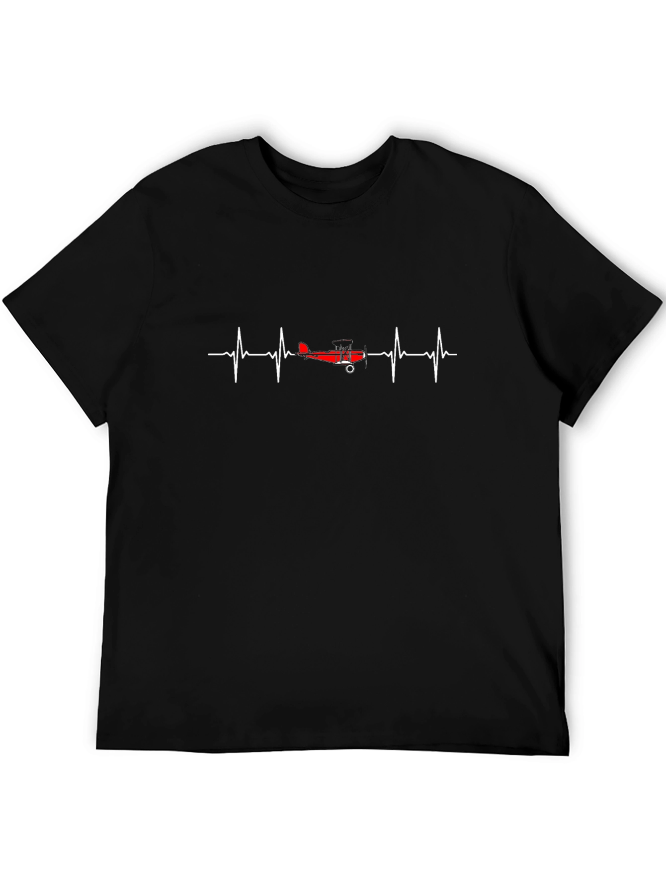 Pilot Heartbeat T-Shirt - Aviation Lover Tee