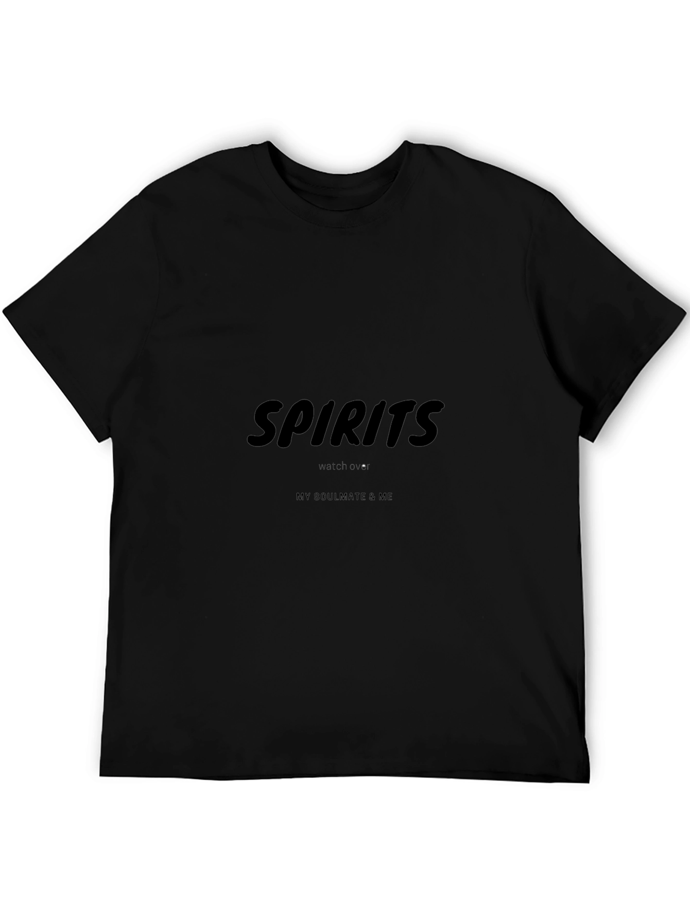 Spirits Graphic Black T-Shirt