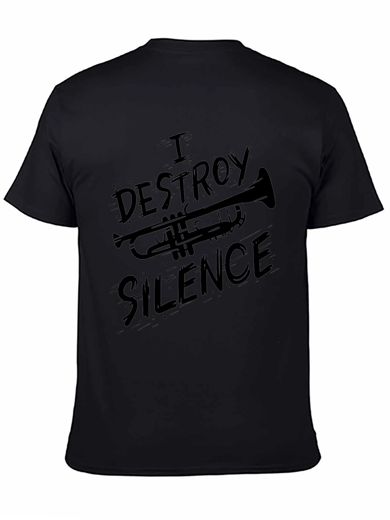 I Destroy Silence Trumpet T-Shirt
