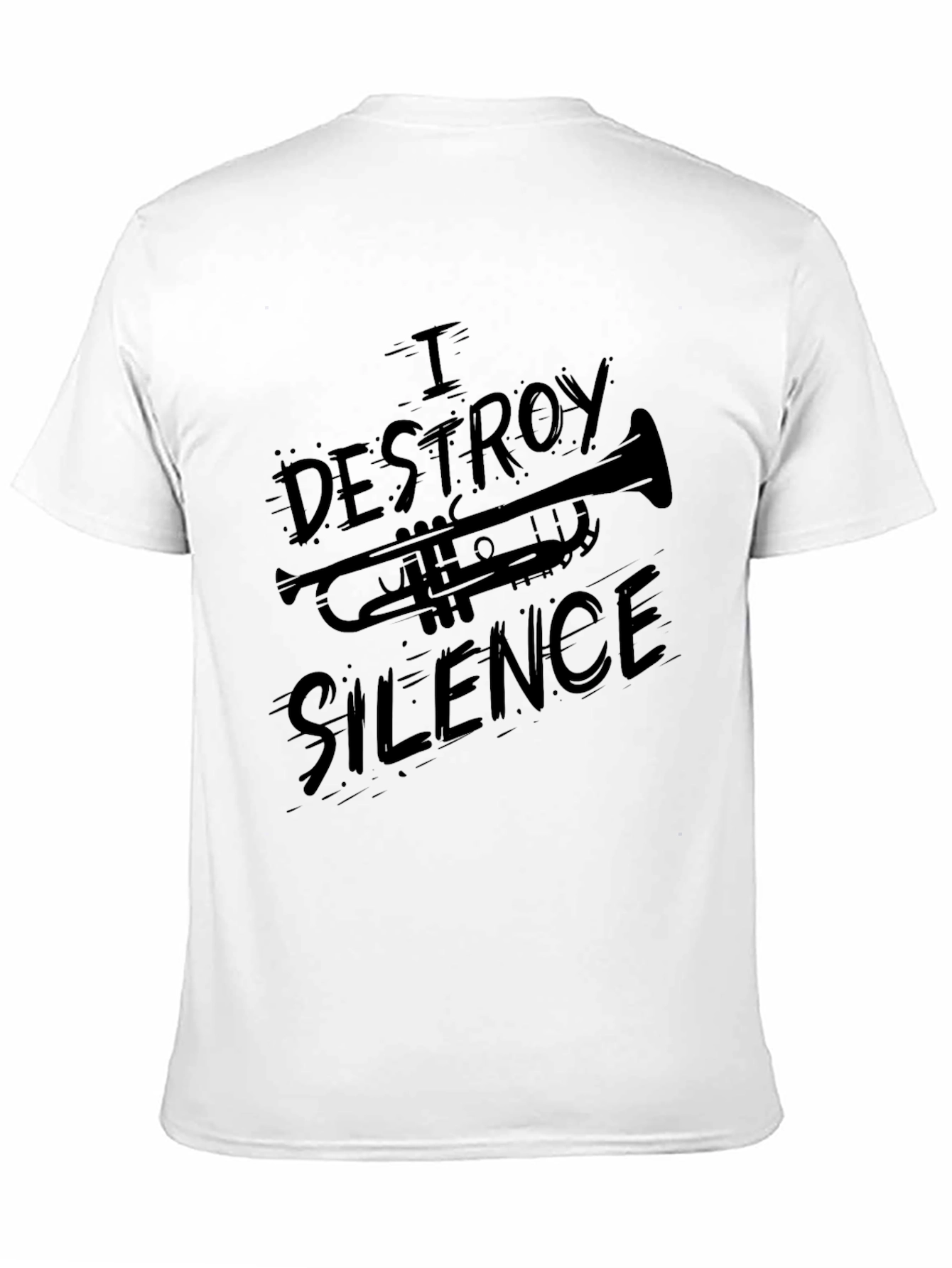 I Destroy Silence Trumpet T-Shirt