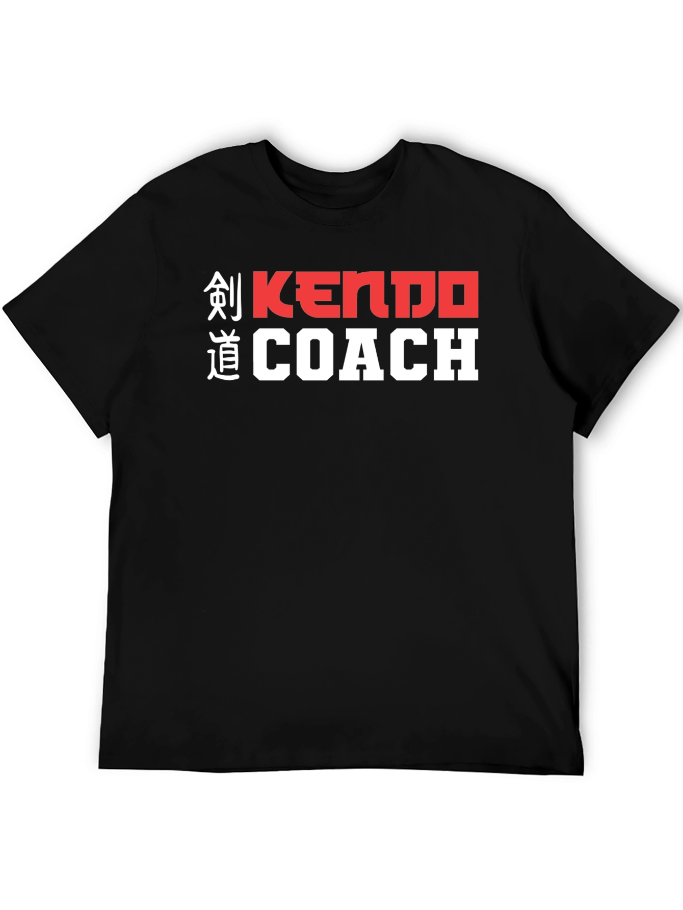 Kendo Coach Graphic Tee - Martial Arts Training Shirt