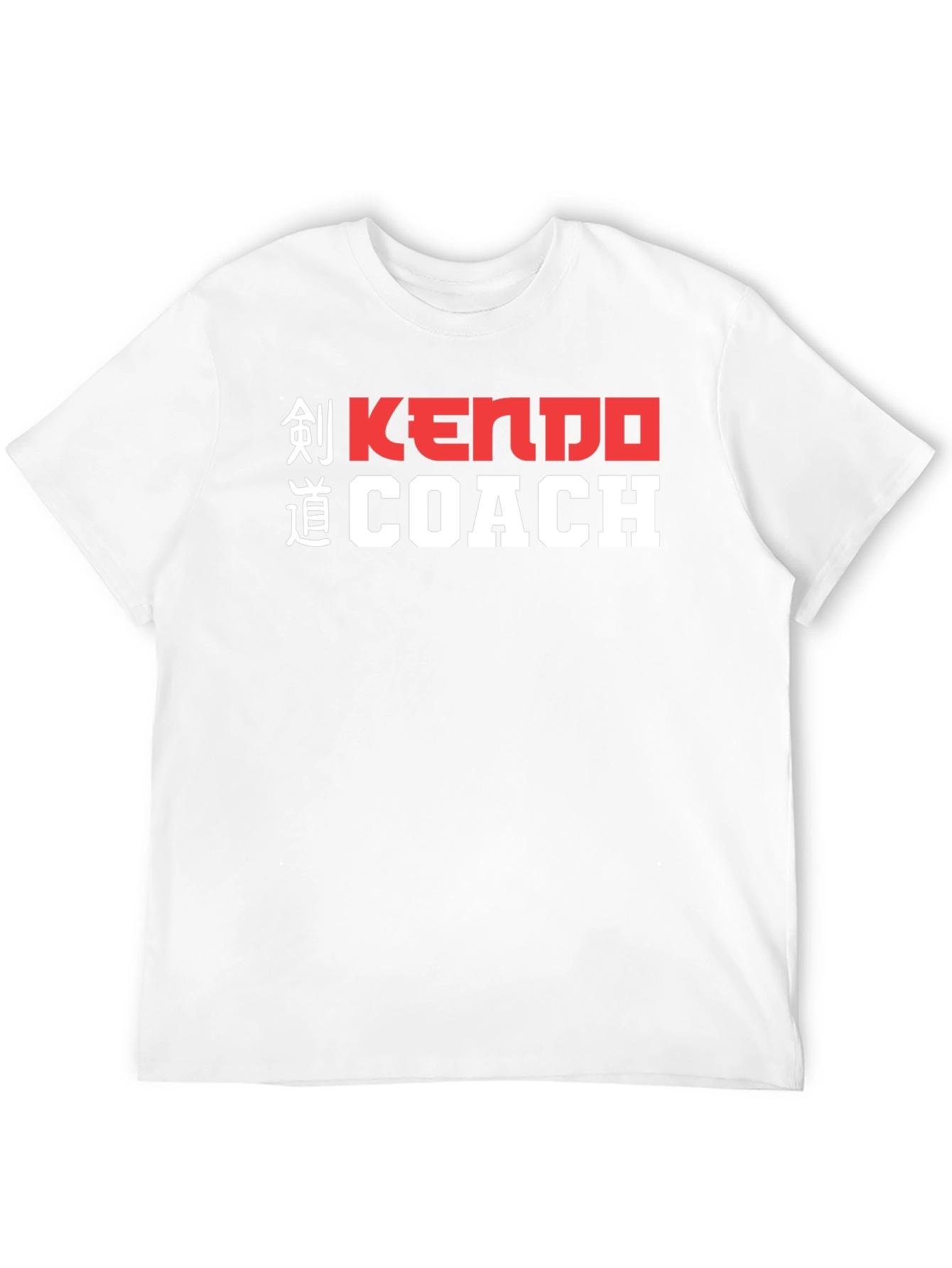 Kendo Coach Graphic Tee - Martial Arts Training Shirt