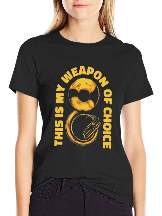 Tuba Weapon of Choice Graphic Tee