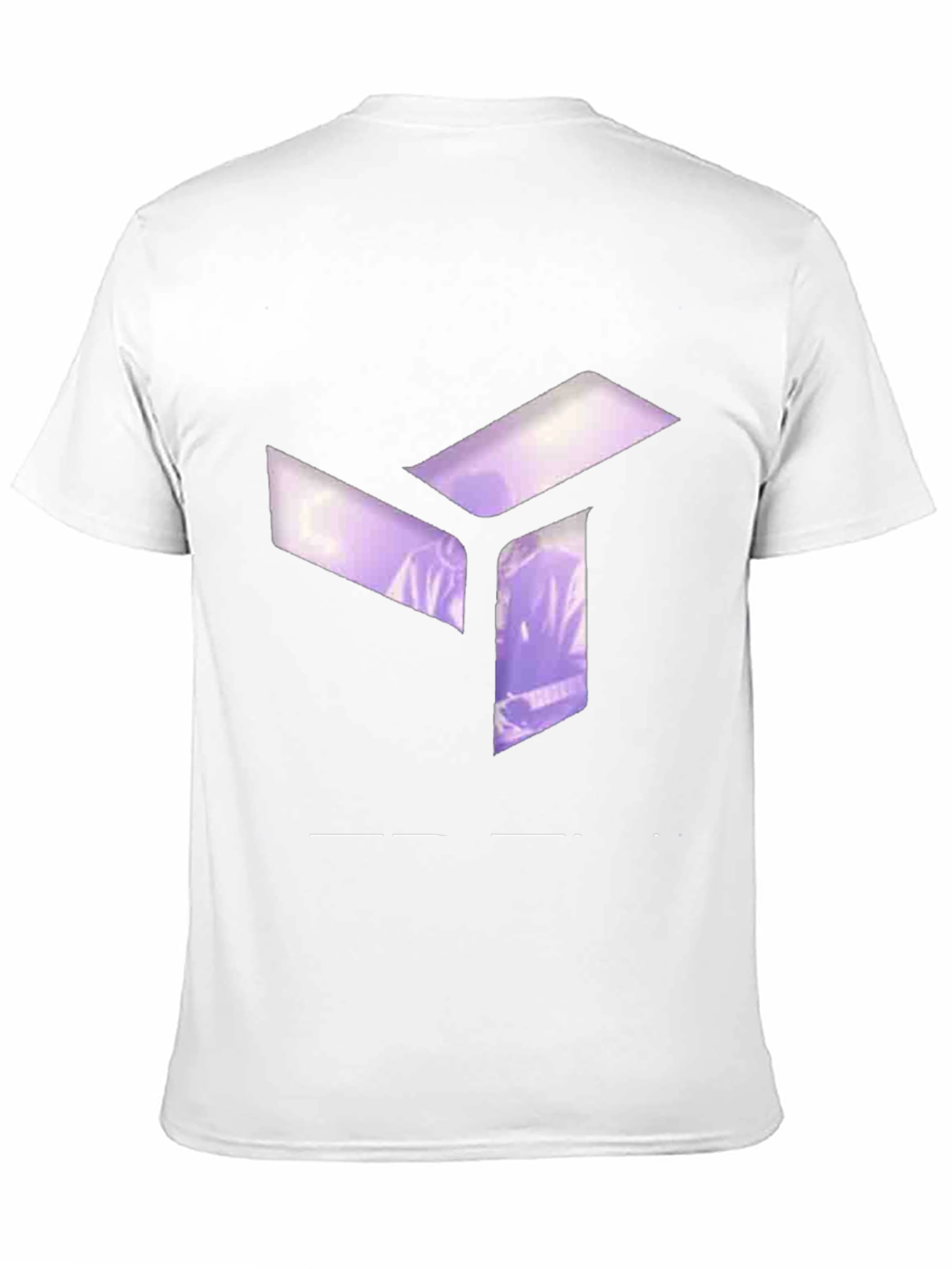 Abstract Cube Graphic Black T-Shirt - Modern Style