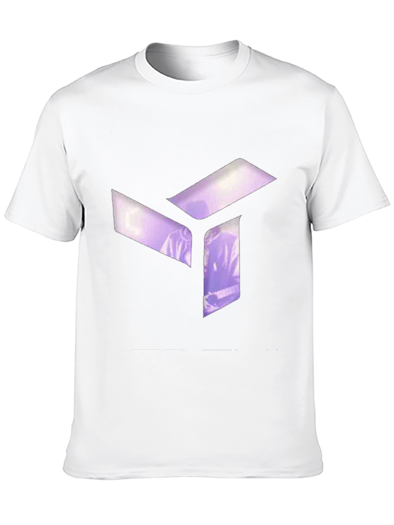 Abstract Cube Graphic Black T-Shirt - Modern Style