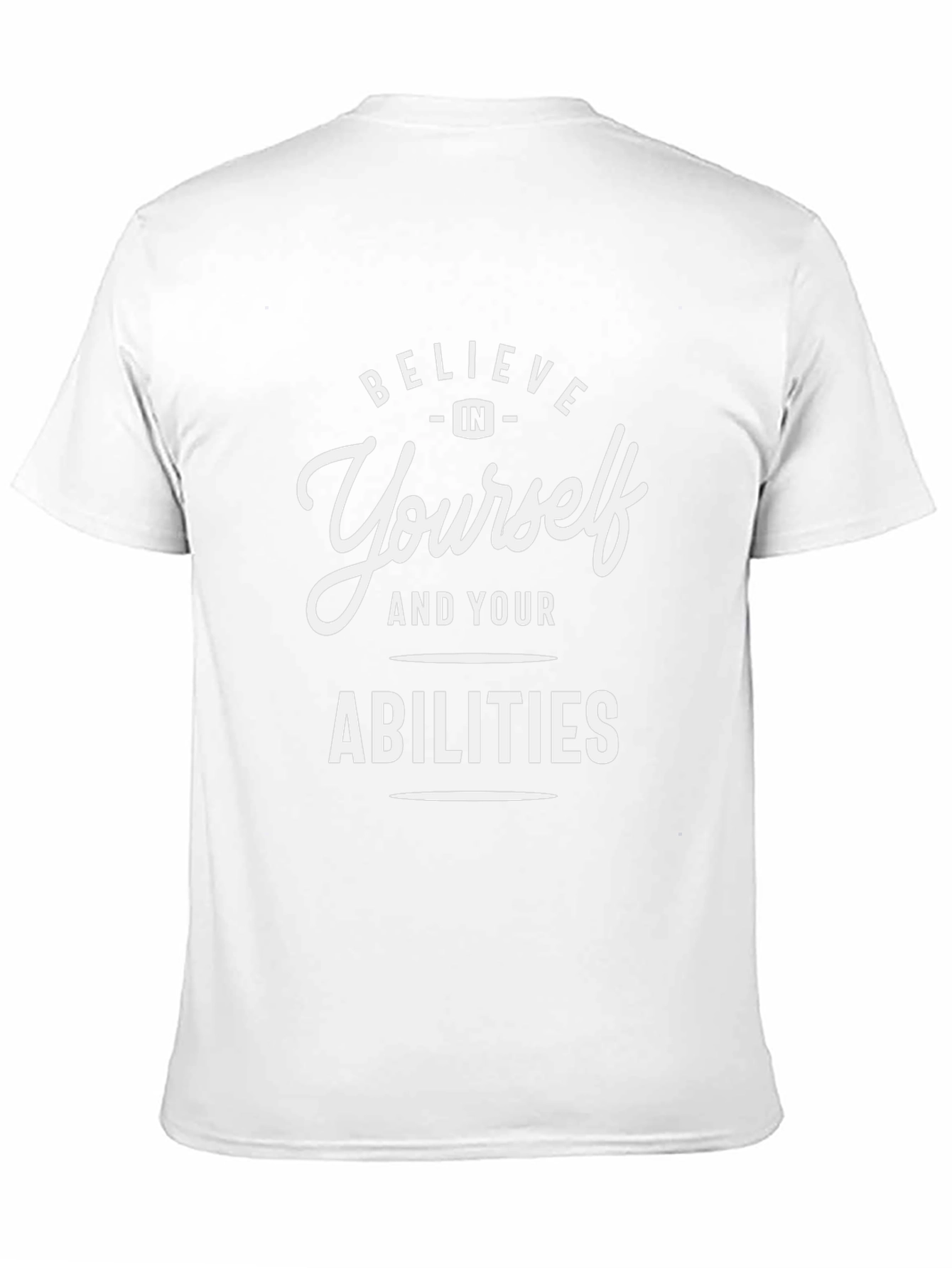 Believe In Yourself Graphic Tee - Black