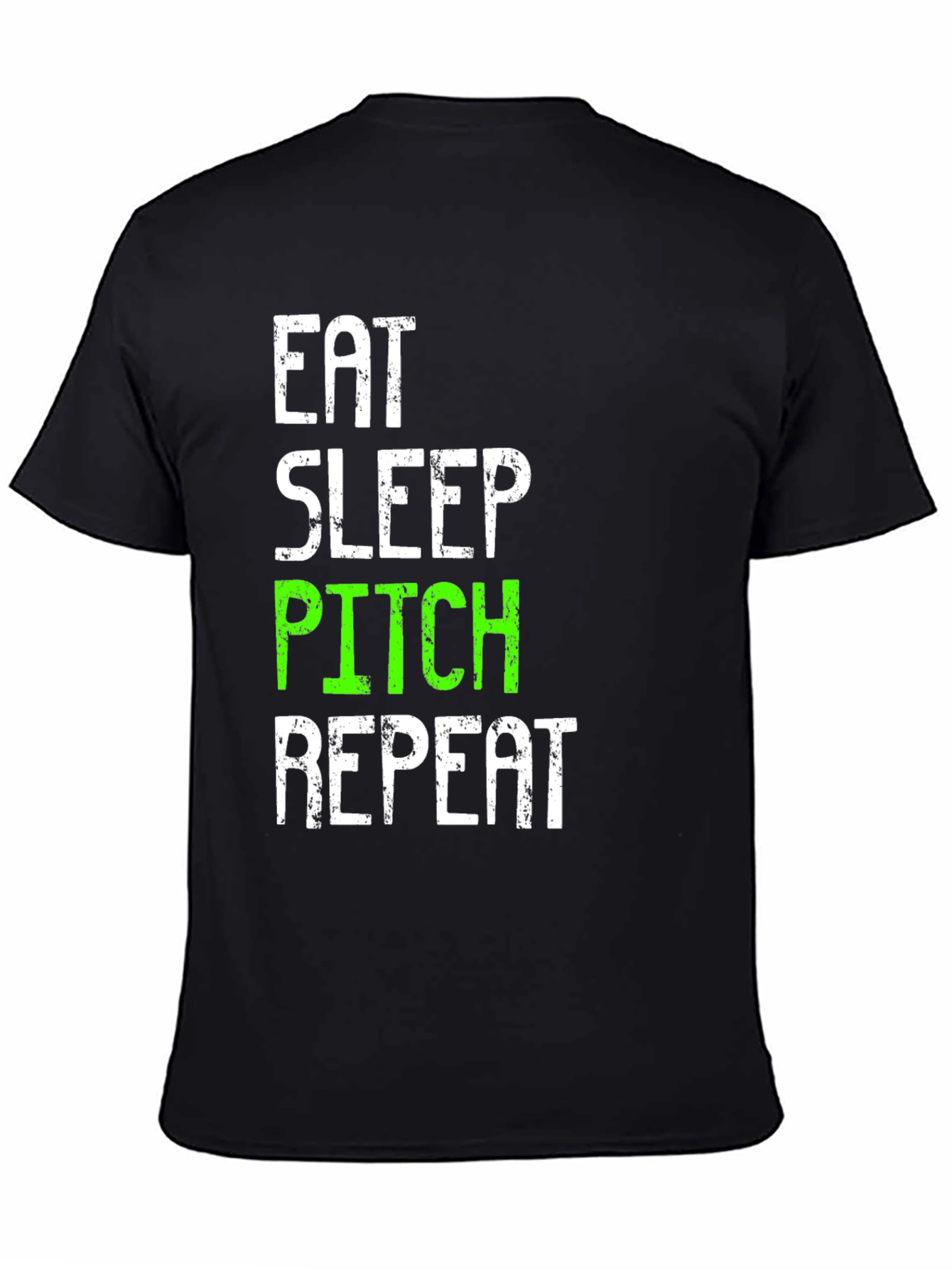 Eat Sleep Pitch Repeat T-Shirt - Baseball