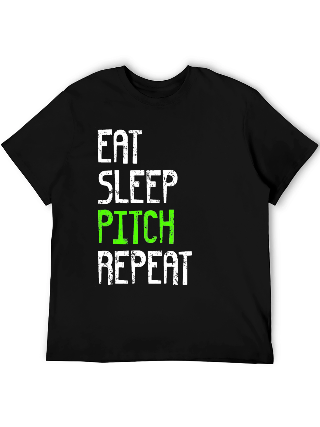 Eat Sleep Pitch Repeat T-Shirt - Baseball
