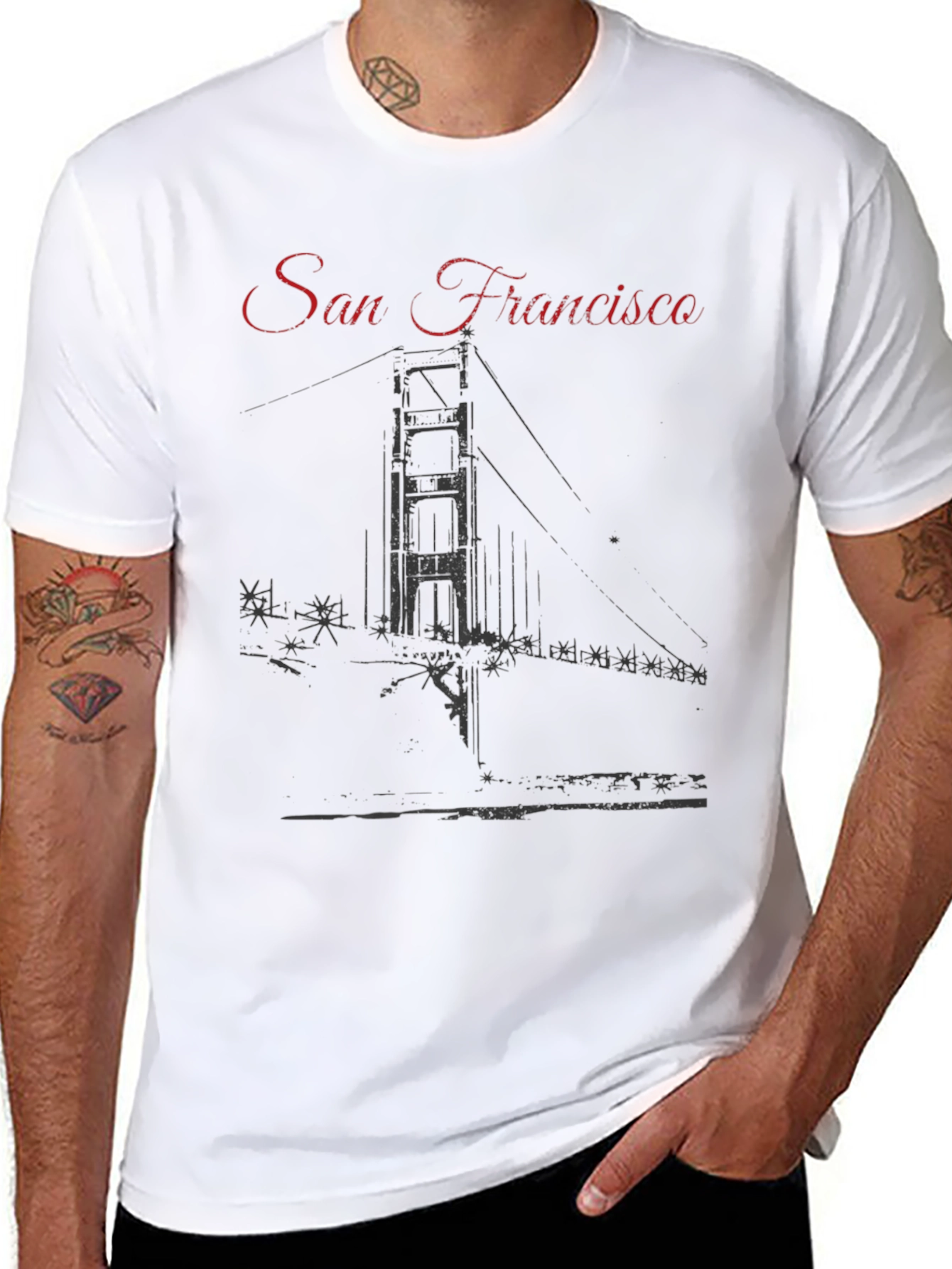 San Francisco Bridge Graphic Tee