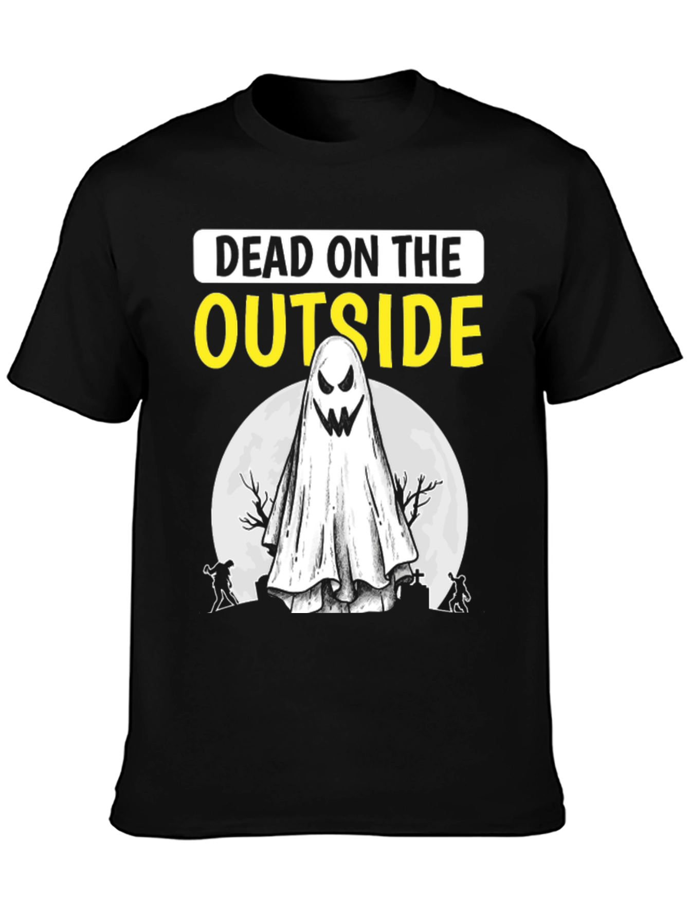 Dead on the Outside Halloween T-Shirt