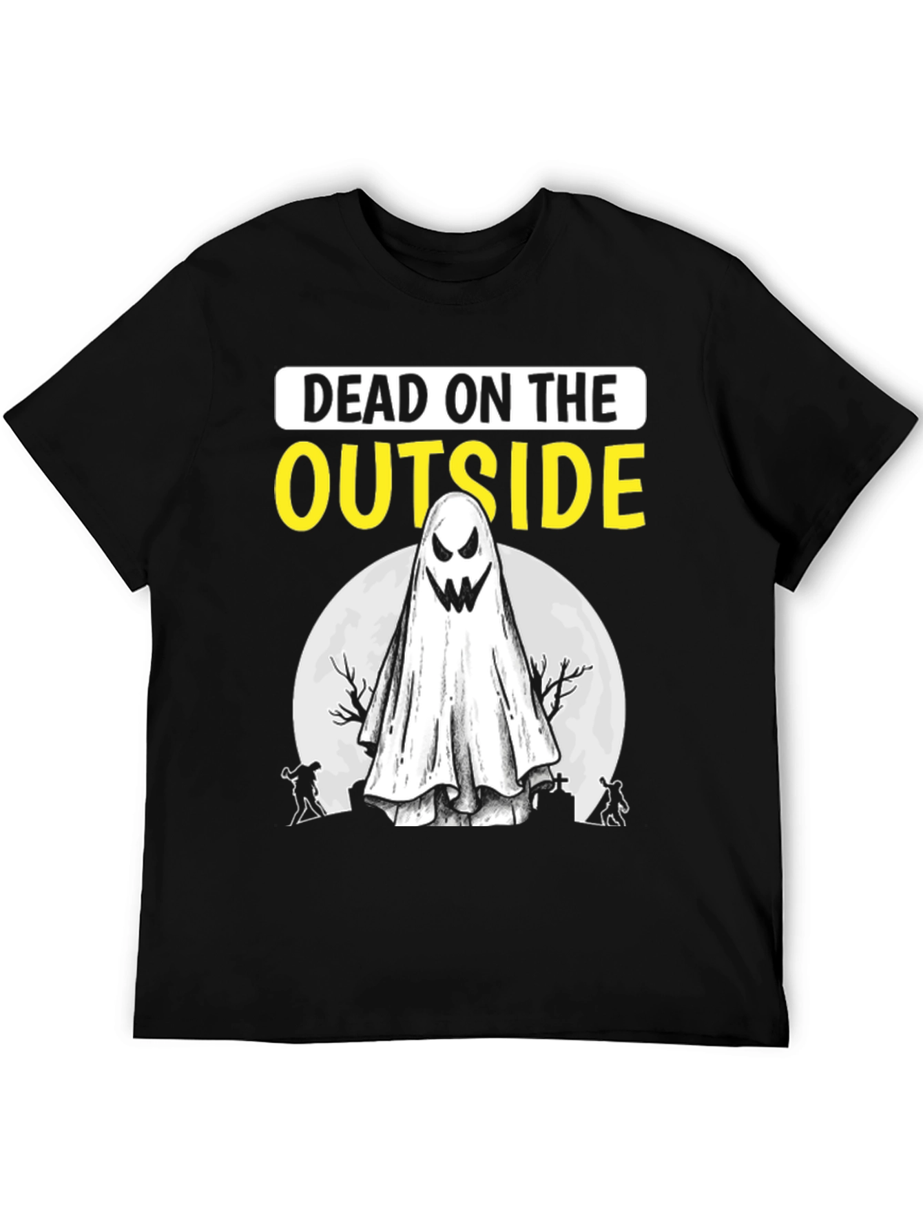 Dead on the Outside Halloween T-Shirt