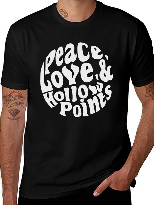 Peace Love & Hollow Points Graphic Tee