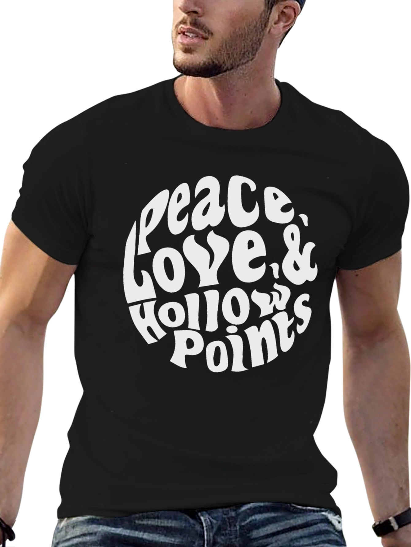 Peace Love & Hollow Points Graphic Tee
