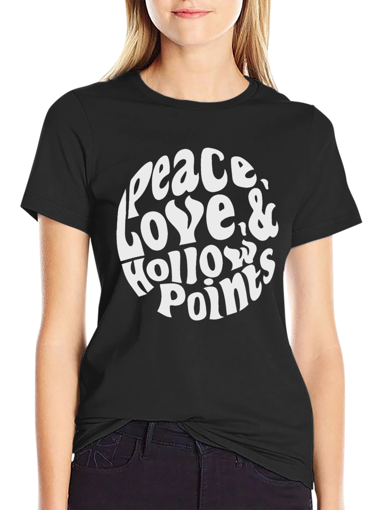 Peace Love & Hollow Points Graphic Tee