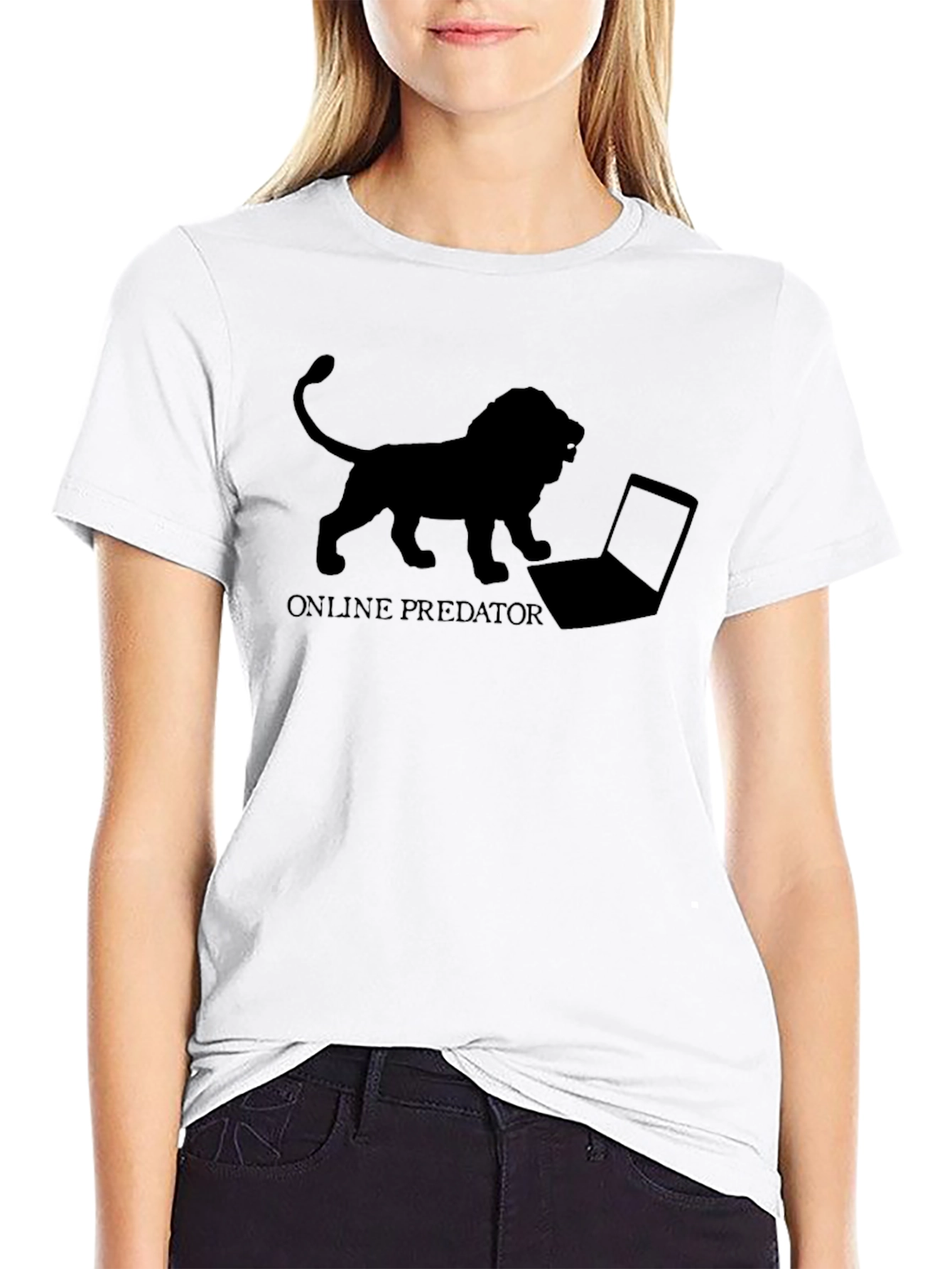 Online Predator Graphic Tee - Black