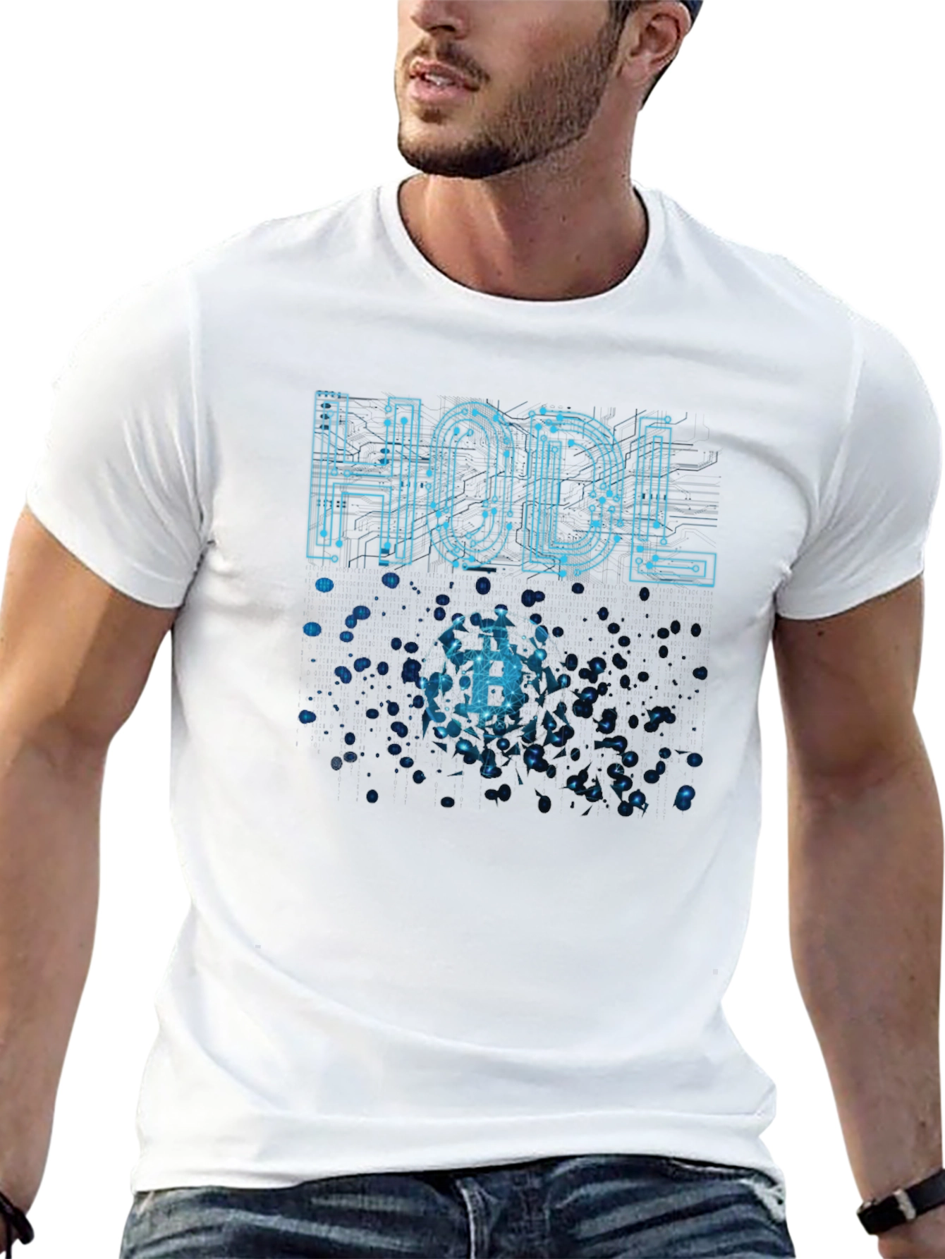 HODL Bitcoin Graphic Tee - Crypto Investor Shirt