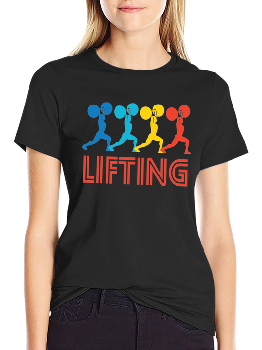 Lifting Silhouette Graphic T-Shirt