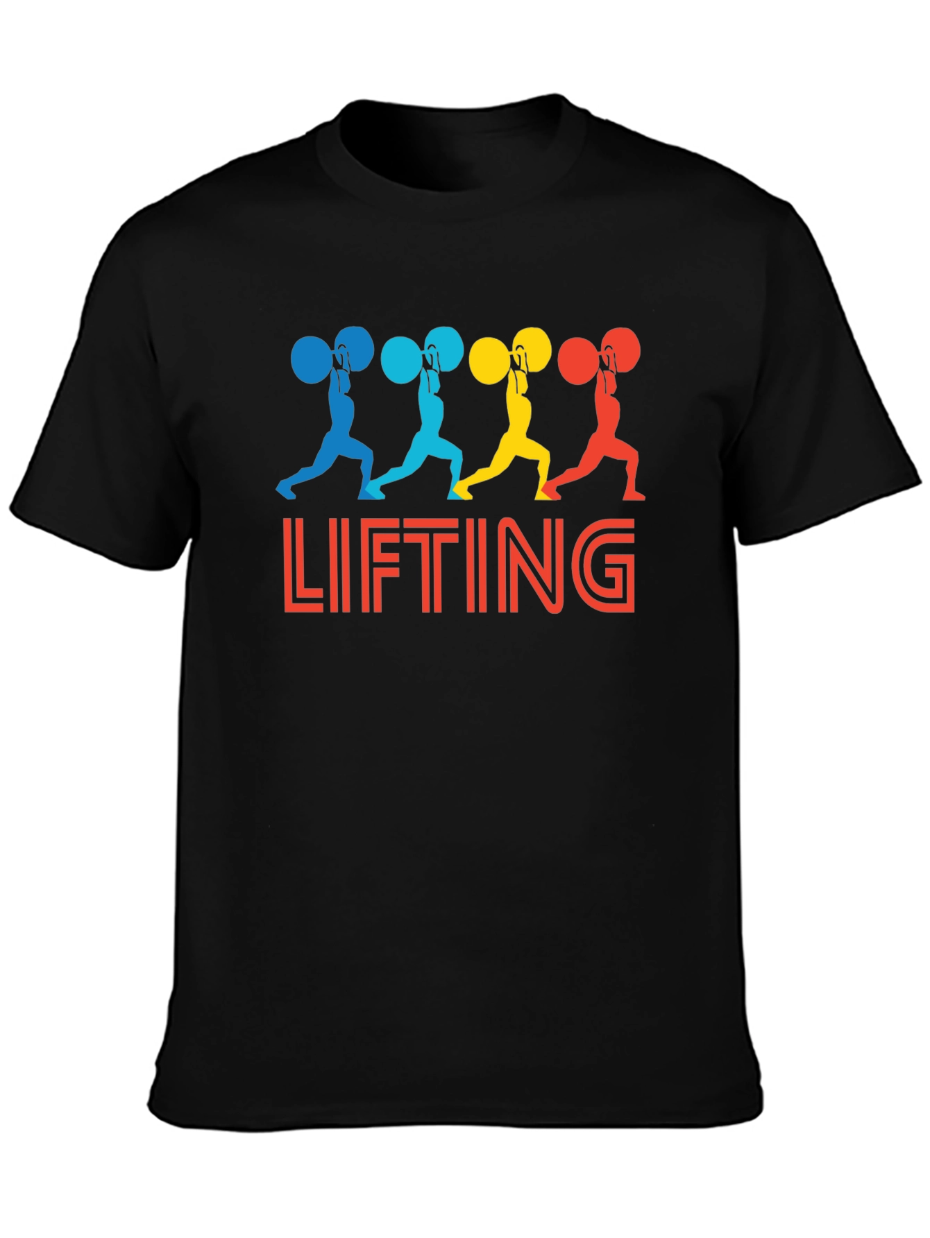 Lifting Silhouette Graphic T-Shirt