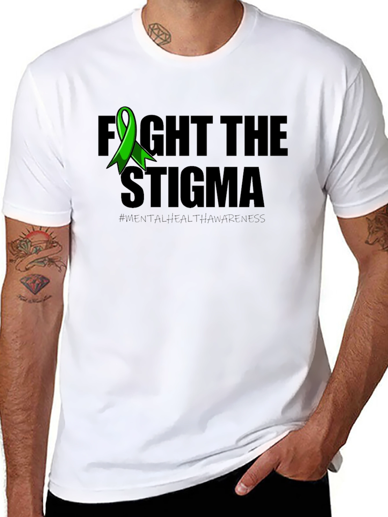 Fight the Stigma Mental Health Awareness T-Shirt