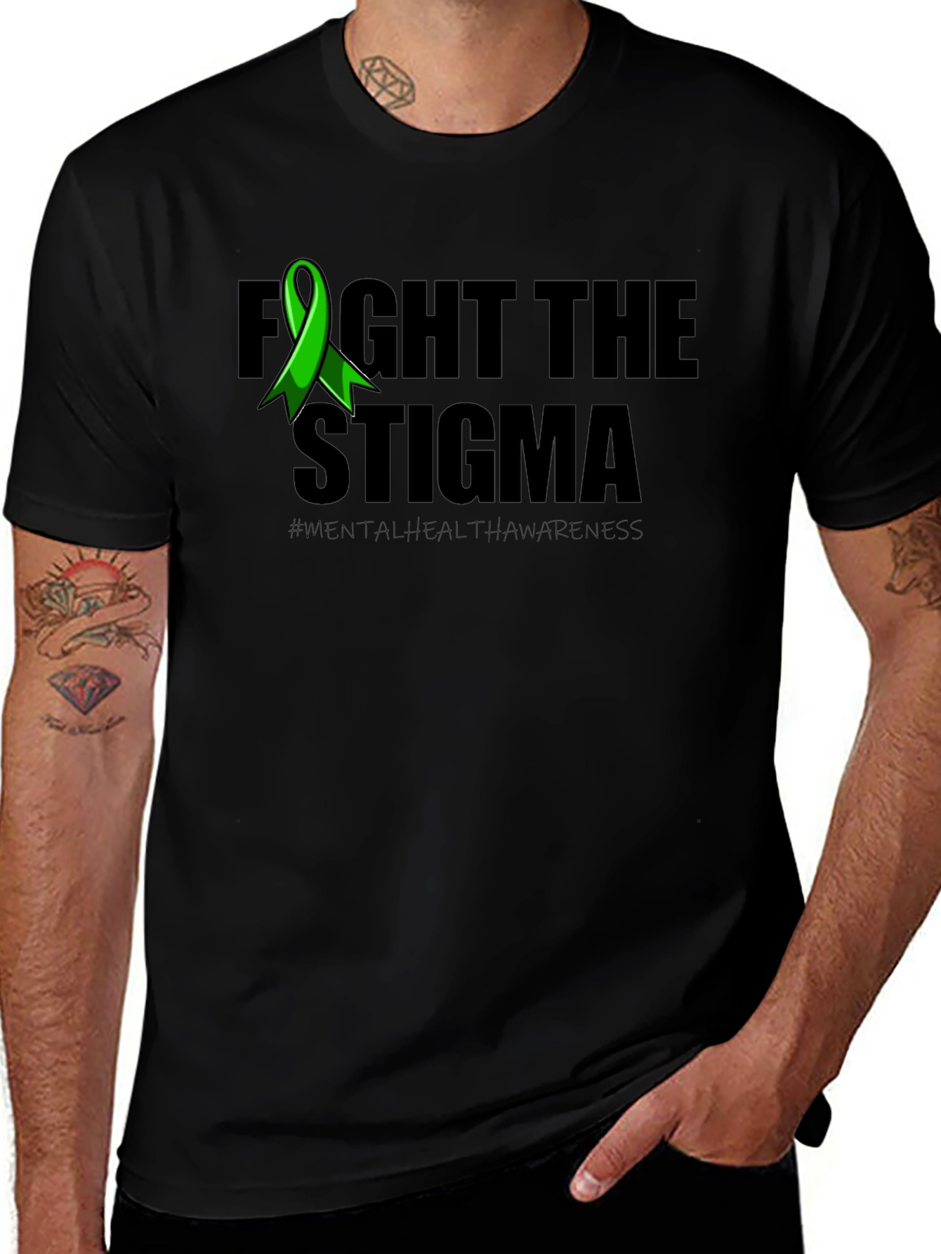 Fight the Stigma Mental Health Awareness T-Shirt