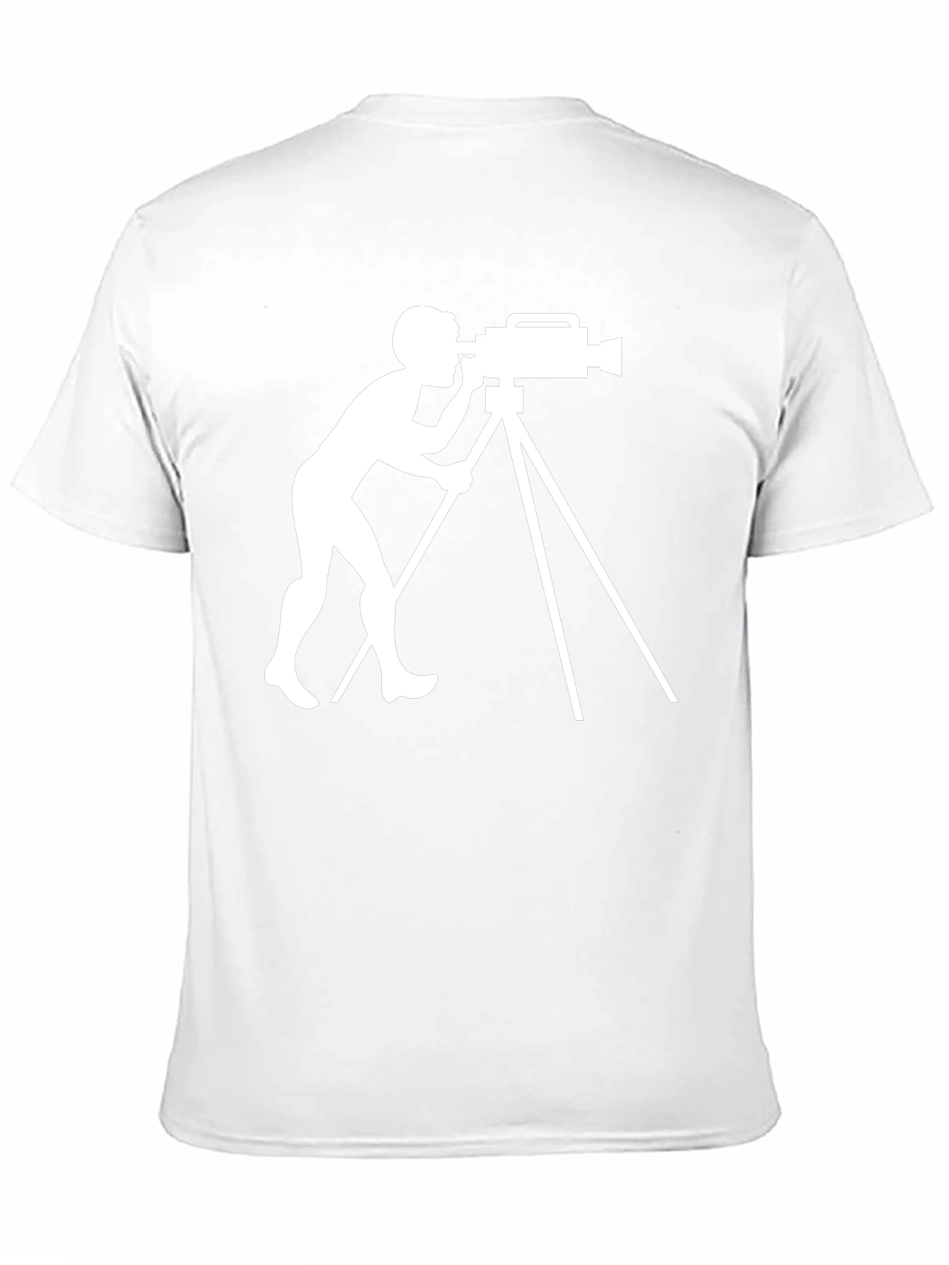 Retro Filmmaker T-Shirt - Classic Camera Design