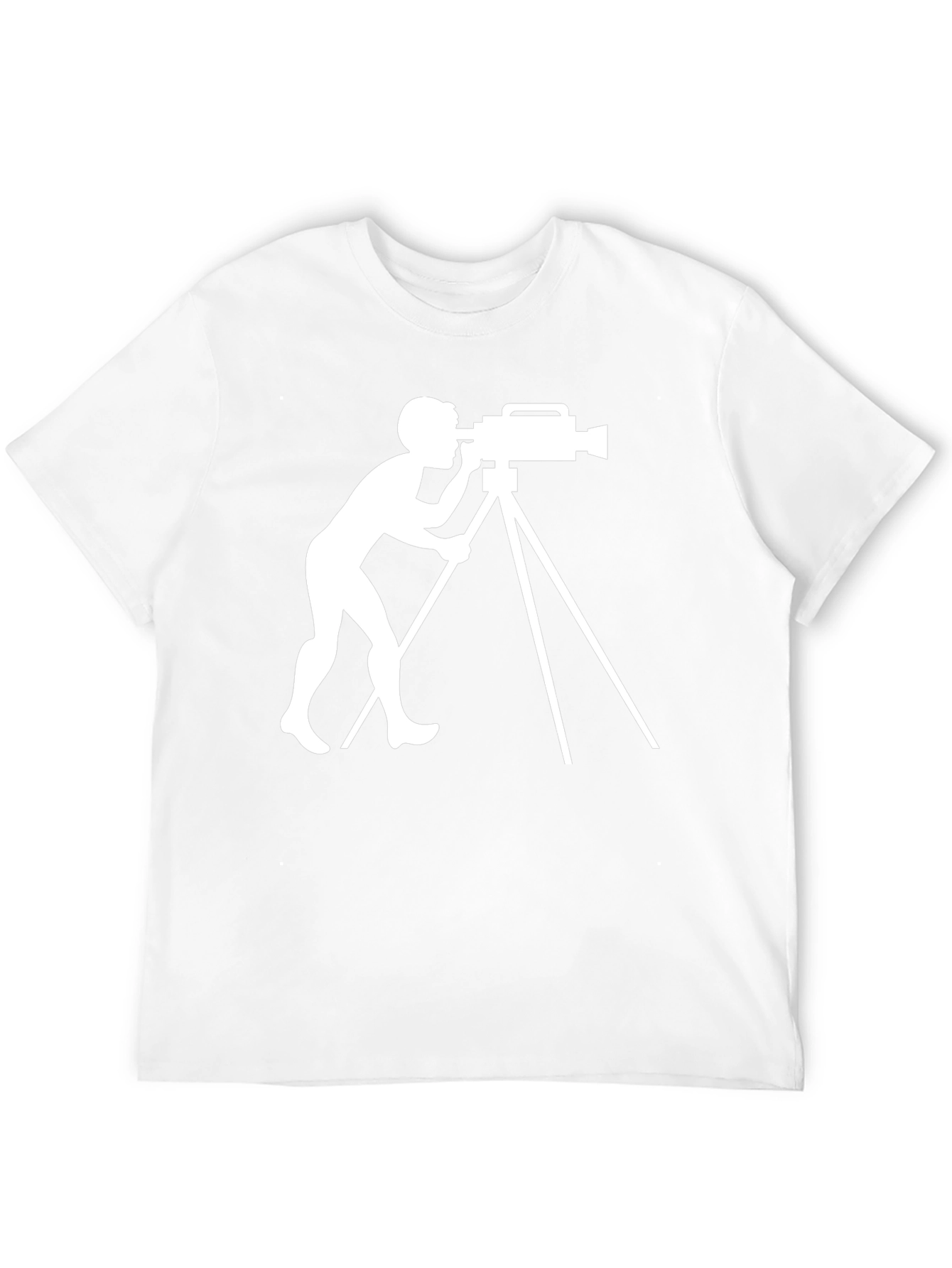 Retro Filmmaker T-Shirt - Classic Camera Design