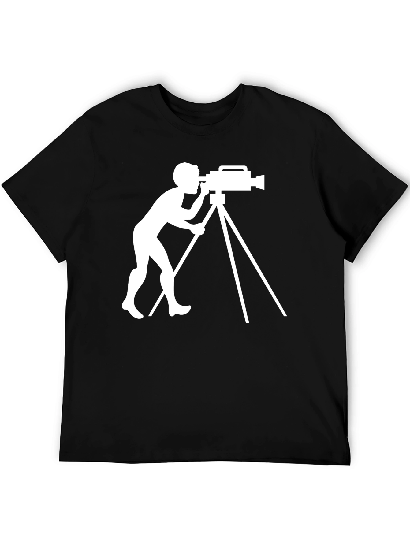 Retro Filmmaker T-Shirt - Classic Camera Design