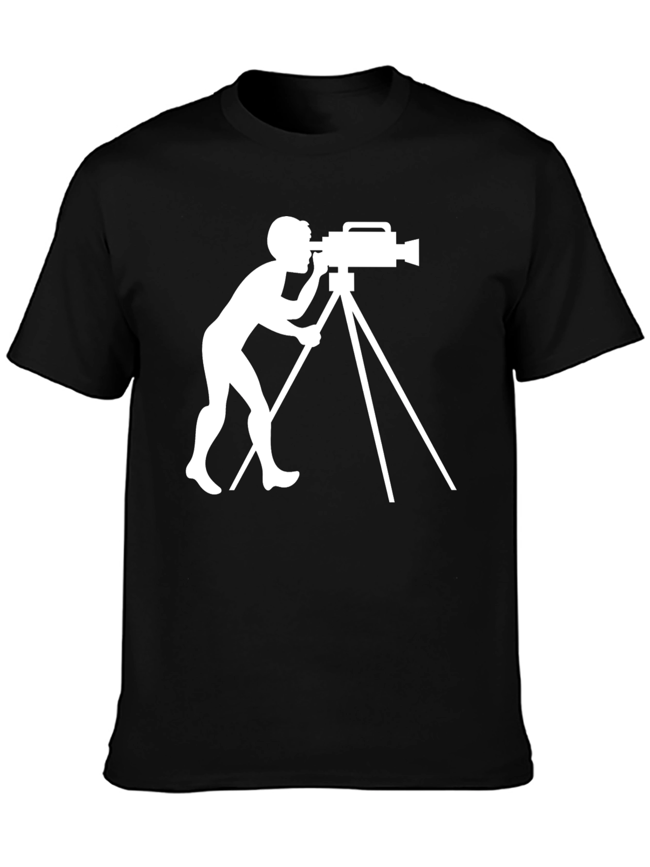 Retro Filmmaker T-Shirt - Classic Camera Design